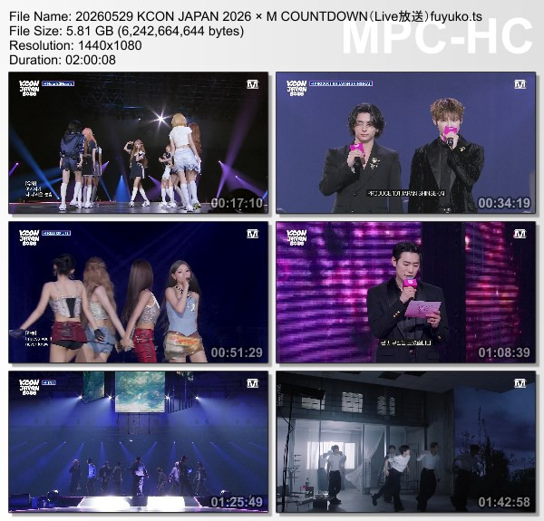 [TV-Variety] KCON JAPAN 2026 x M COUNTDOWN 2026.05.29