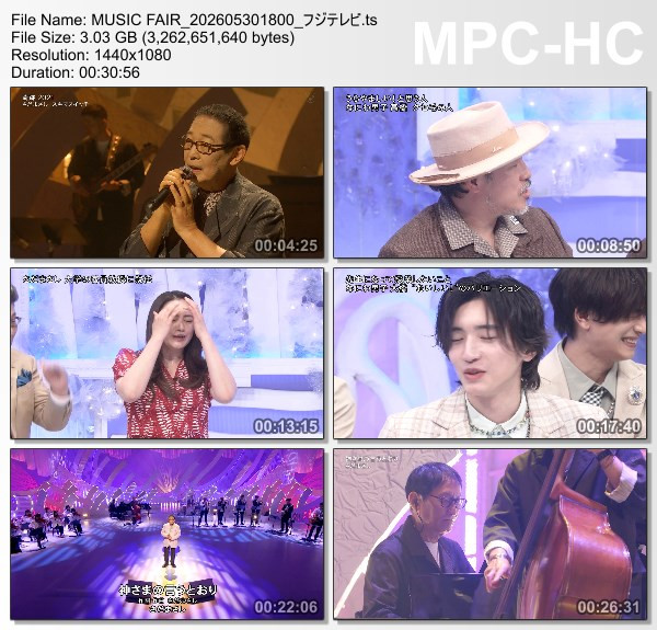 [TV-Variety] MUSIC FAIR – 2026.05.30
