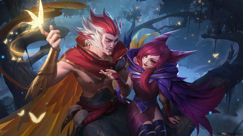 xayah with rakan league of legends lol wallpaper 3840x2160 54.jpg