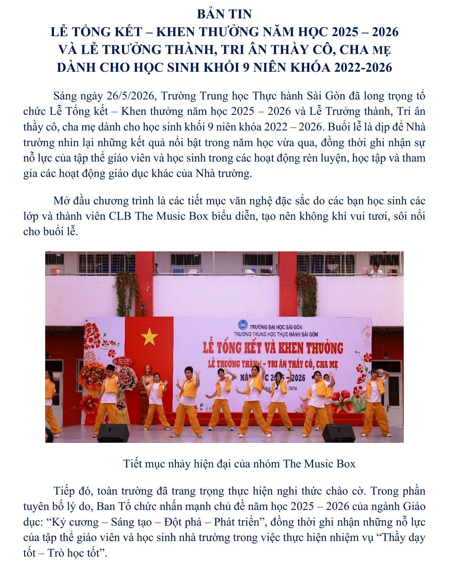 Bản tin lễ tổng kết 2025 2026 1 6 2026 moi 1