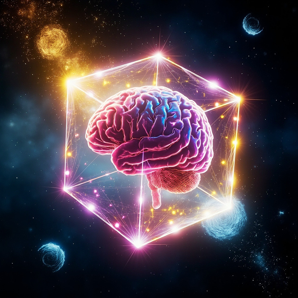 Cosmic Neuron — 4D Hypercube Brain Universe