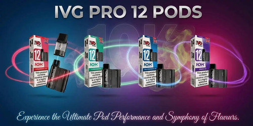 IVG PRO 12 Replacement Pods – Up to 10,000 Puffs of Great Flavour.jpg