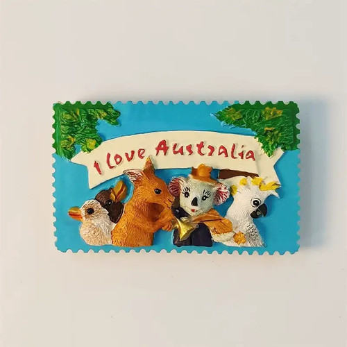 australia wildlife animals fridge magnet front.jpg