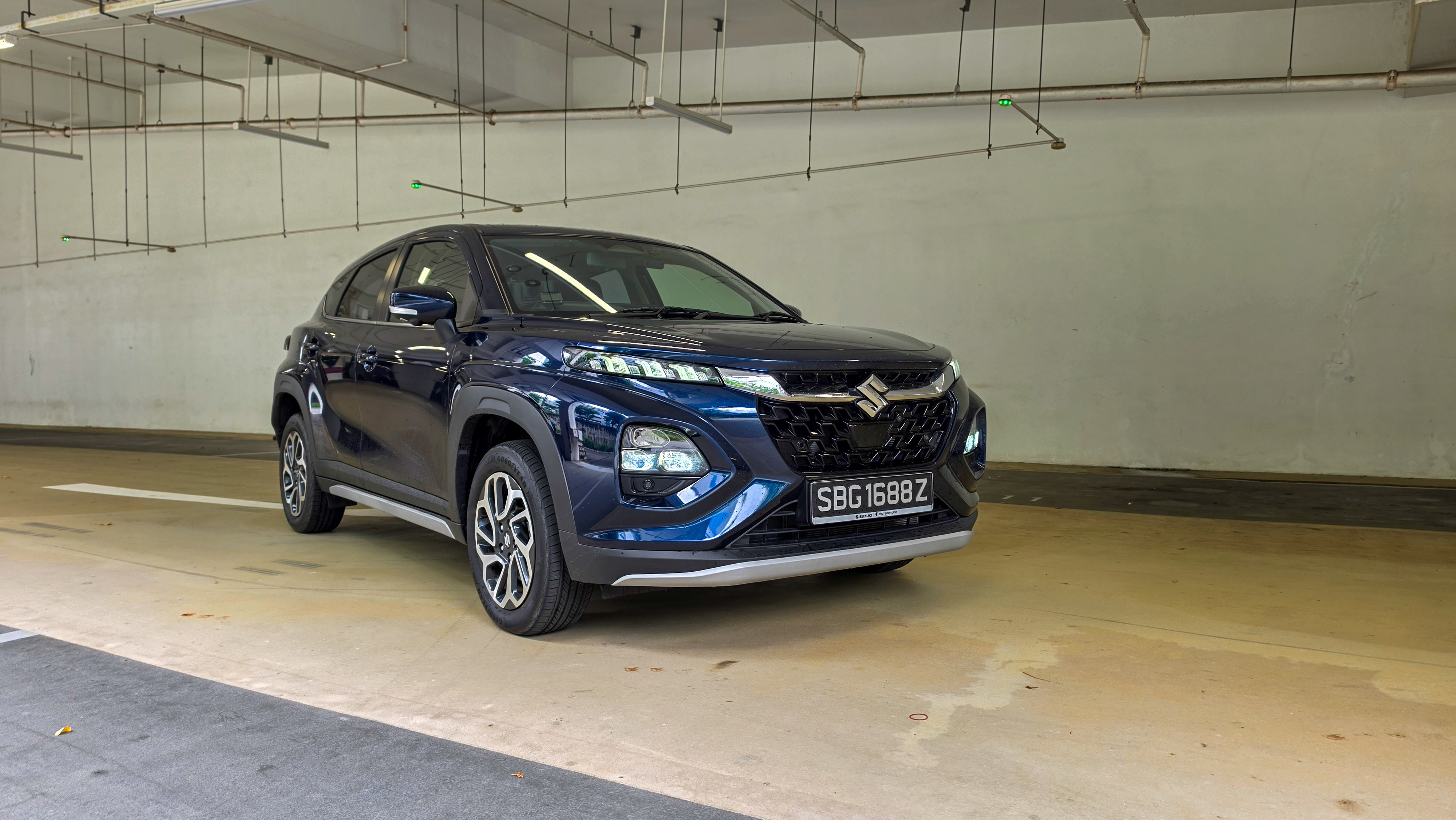Suzuki Fronx front three-quarter overview