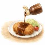 23. ソース — saus