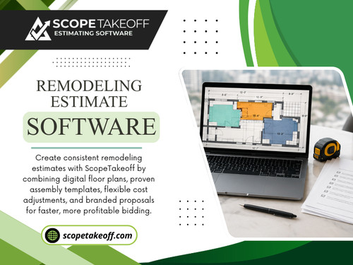 Updating several spreadsheet tabs every time something changes increases the chance of overlooking important details. Using Remodeling estimate software makes revisions much easier because project information stays connected instead of being scattered across multiple files.

For more info visit here: https://scopetakeoff.com/remodeling-estimating-software/

Read our blogs:
https://6a755b5d377bd.site123.me/
https://scopetakeoff.wixsite.com/scopetakeoff
https://scopetakeoff.mystrikingly.com/blog/flooring-estimating-software

More Links:
https://linkin.bio/scopetakeoff/
https://sketchfab.com/scopetakeoff
https://www.reddit.com/user/scopetakeoff/