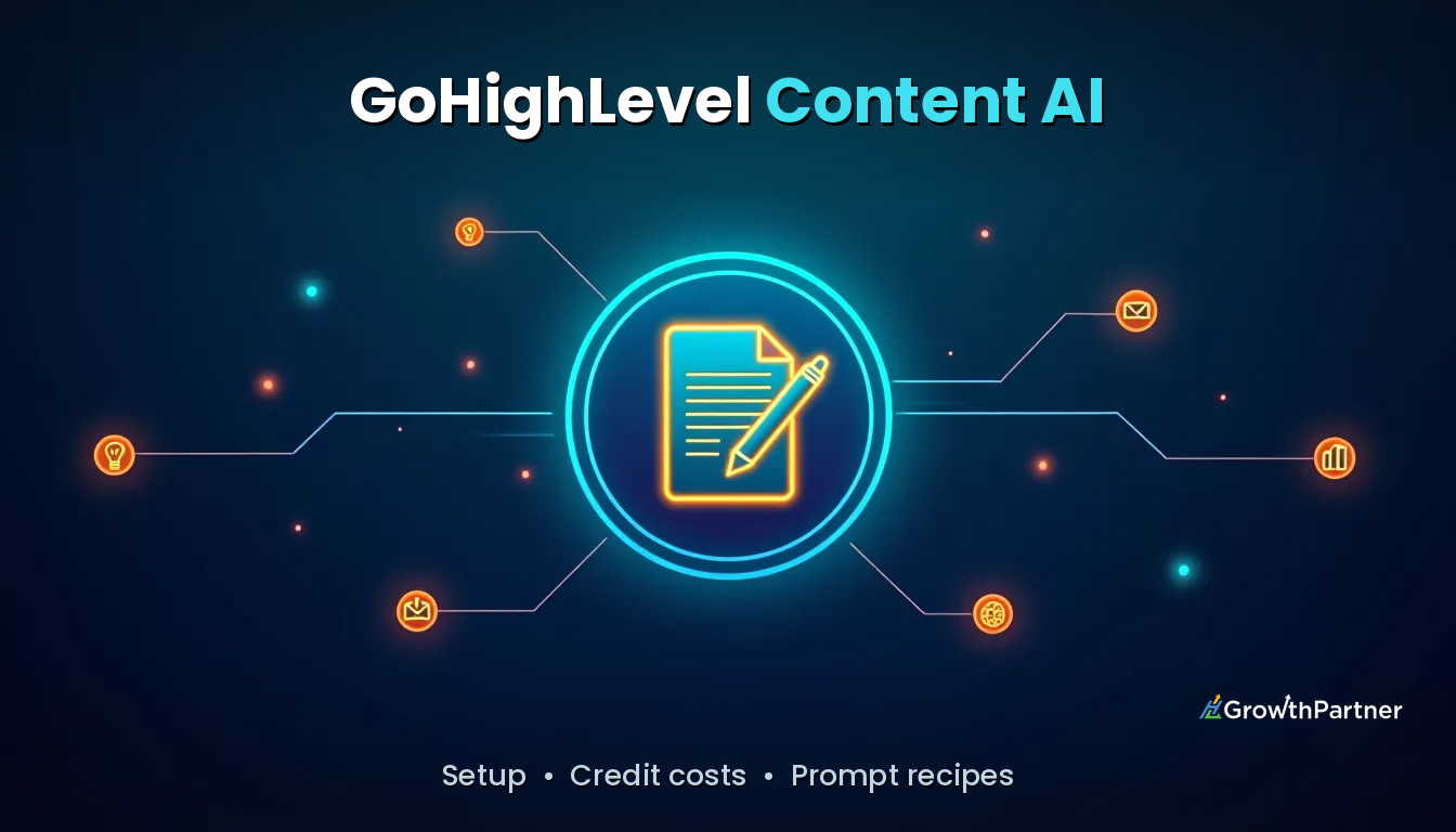GoHighLevel Content AI: Setup, Costs & Prompts (2026) — HL Growth Partner, Dr Priya Jaganathan