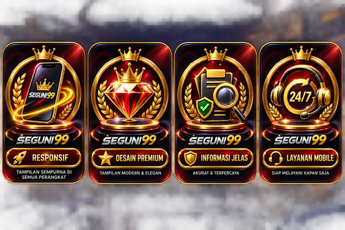 Icon SEGUNI99: Responsif, Desain Premium, Informasi Jelas, dan Layanan Mobile