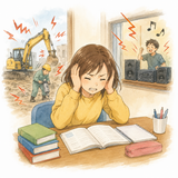18. うるさい — bising
