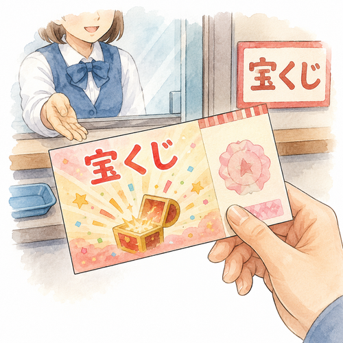 52. 宝くじ（たからくじ）— lotre.png