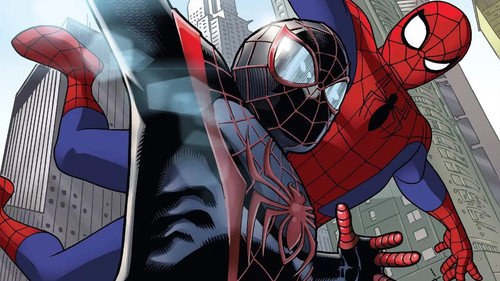 spider verse team up 2014 2 art by dave williams and andrew crossley copy.jpg