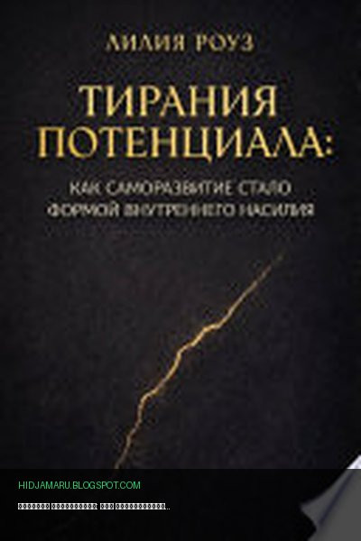 Обложка книги «Тирания потенциала: Как саморазвитие стало формой внутреннего насилия» - Лилия Роуз