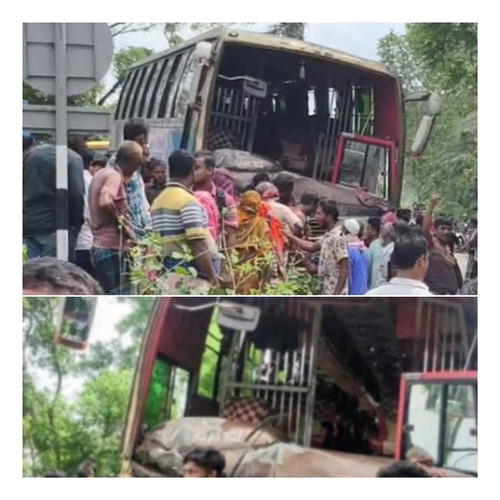 নাটোরে গুরুদাসপুরে বাসের সঙ্গে ভুটভুটির সংঘর্ষ, প্রাণ গেল ৩ গরু ব্যবসায়ীর.jpg