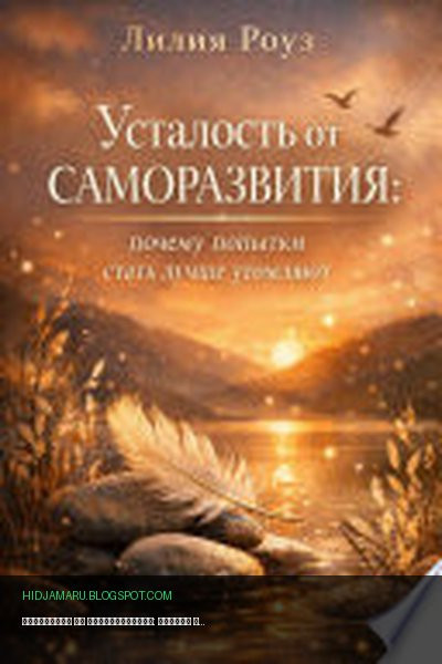 Обложка книги «Усталость от саморазвития: почему попытки стать лучше утомляют» - Лилия Роуз