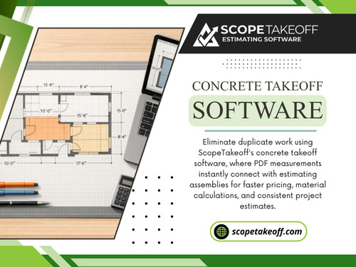 One of the most time-consuming stages of estimating is measuring construction drawings. Manual takeoffs require patience and concentration, especially on large commercial projects with multiple plan sheets. Using Concrete takeoff software allows estimators to perform measurements digitally while keeping project information organized.

For more info visit here: https://scopetakeoff.com/blog/concrete/best-concrete-estimating-software/

Read our blogs:
https://scopetakeoff.wordpress.com
https://penzu.com/public/147fc890e763fc54
https://scopetakeoff.weebly.com/

More Links: 
https://beacons.ai/scopetakeoff
https://hub.docker.com/u/scopetakeoff
https://www.mixcloud.com/scopetakeoff/