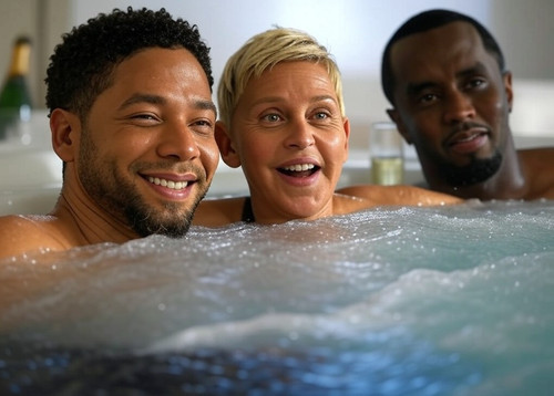 diddy ellen jussie faggot cess pool freakoff.jpg