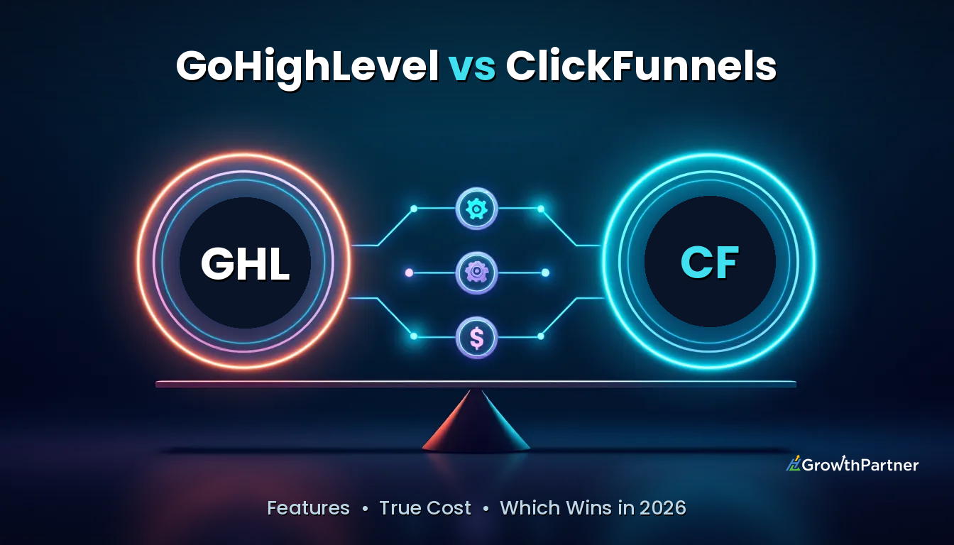GoHighLevel vs ClickFunnels: Features & True Cost (2026) — HL Growth Partner, Dr Priya Jaganathan