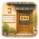 4. 定休日（ていきゅうび）— hari libur tetap