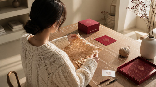 cozy knitwear lifestyle crafting red rose portrait.jpg