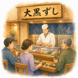 37. 大黒ずし（だいこくずし）— nama restoran sushi