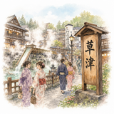 49. 草津（くさつ）— Kusatsu