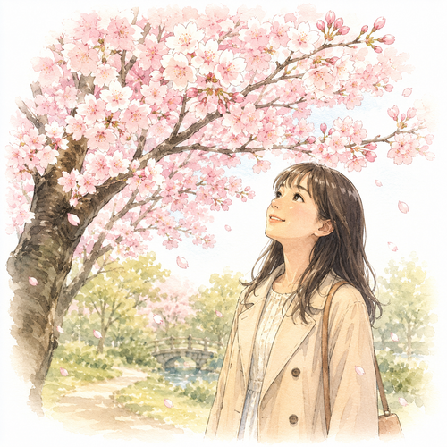 1. 咲きます（さきます）［花が～］— bunga mekar.png
