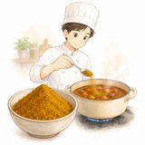 25. カレー粉（カレーこ）— tepungbubuk kare