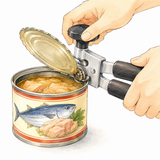 37. 缶切り（かんきり）— pembuka kaleng