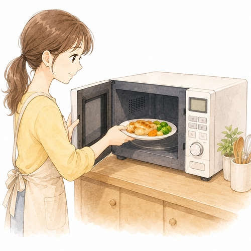 34. 電子オーブンレンジ（でんしオーブンレンジ）— microwave oven.png