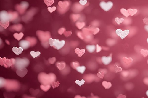Floating colorful hearts, a Photo by Beautiful things.jpg