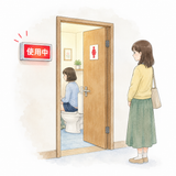 32. 使用中（しようちゅう）— sedang dipakai