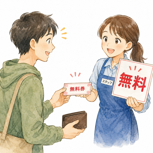 29. 無料（むりょう）— gratis, cuma cuma.png