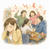 2. 騒ぎます（さわぎます）— menghebohkan, membuat keributan
