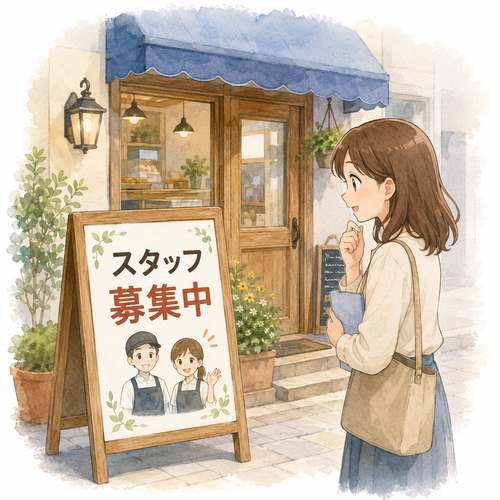 33. 募集中（ぼしゅうちゅう）— sedang dicari, sedang membuka perekrutan.png