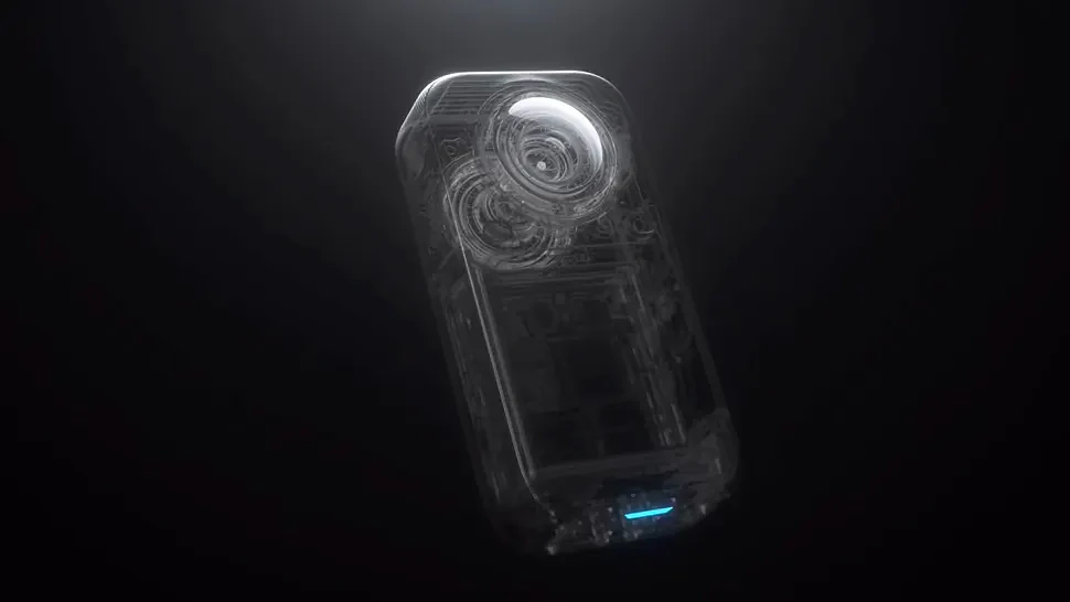 a sketch of the Insta360 X6 shared in an early teaser