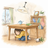42. 地震（じしん）— gempa bumi