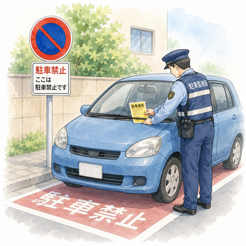 40. 駐車違反（ちゅうしゃいはん）— pelanggaran parkir.png