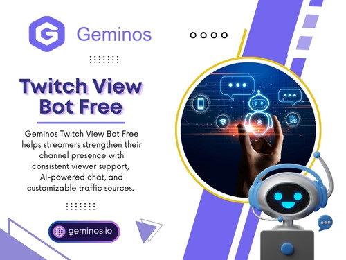 One of the biggest problems with twitch view bot free tools is that they only manipulate numbers. Even if your viewer count increases, there is no real engagement behind it. That means: No real conversations in chat, No loyal followers, No returning viewers, No community growth. In streaming, numbers alone mean very little without interaction.

Read Our Blogs:
https://geminosio.medium.com/get-free-twitch-viewers-17cb3a0c1849
https://geminosio.wixsite.com/geminos/post/twitch-views
https://geminosio.mystrikingly.com/blog/free-twitch-view-bot

More Links:
https://solo.to/geminosio
https://issuu.com/geminosio
https://speakerdeck.com/geminosio