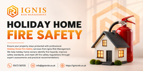 Ensure your property stays protected with professional Holiday Home Fire Safety services from Ignis Risk Management. We help holiday home owners identify fire hazards, improve safety standards, and meet UK fire safety regulations through expert assessments and practical recommendations. Our experienced team delivers reliable fire safety solutions tailored to your property's unique requirements, giving both owners and guests greater peace of mind. For expert advice, call 01473 561135 or email info@ignisrisk.co.uk to speak with our specialists. Learn more about our comprehensive fire safety services and compliance solutions by visiting https://ignisrisk.co.uk/ today and keep your holiday property safe year-round.
Visit as :https://ignisrisk.co.uk/our-services/fire-safety/sectors/holiday-lets/
