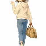 1. いきます（行きます）— pergi