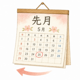 25. せんげつ（先月）— bulan lalu