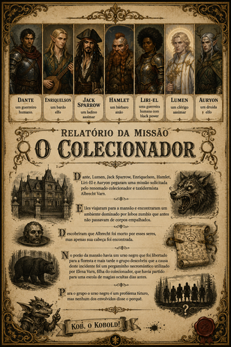 Relatório de missão O colecionador.2