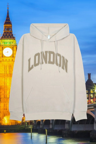 Adult Polar Fleece Ribbed Cuffs & Hem Hoodie – 'LONDON' Embroidery- POL BEIGE.png