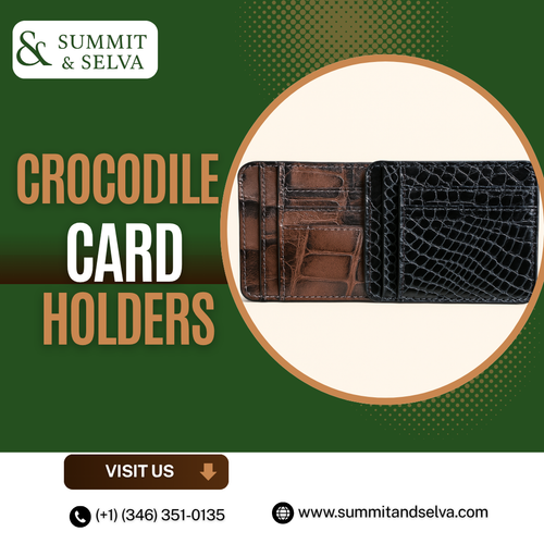 Premium Quality Crocodile Card Holders Collection.png
