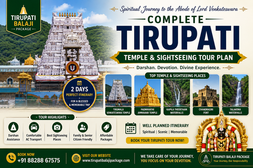 Tirupati temple sightseeing tour package.2