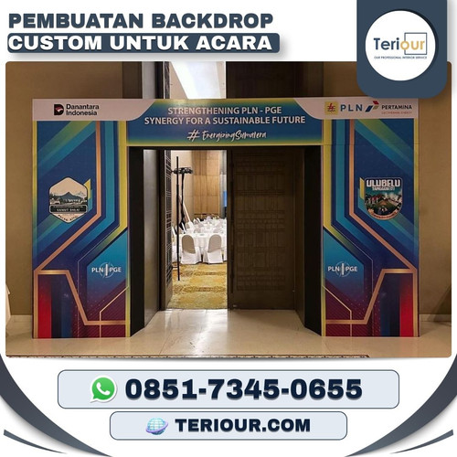 PEMBUATAN BACKDROP CUSTOM UNTUK ACARA.1