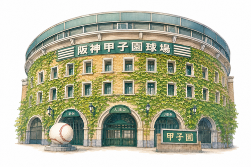 60. 甲子園 — Koshien kota dekat Osaka.png