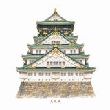 61. 大阪城 — Kastil Osaka