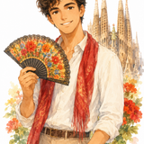 37. スペイン人 orang Spanyol