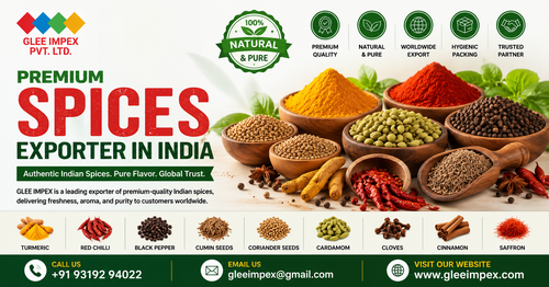 Premium Spices Exporter in India GLEE IMPEX.png